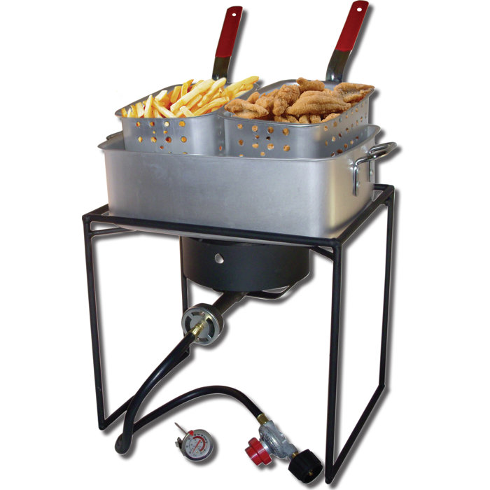King Kooker 1 Burner Propane Pot Deep Fryer Outdoor Stove & Reviews